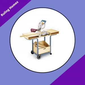 miter saw stand with white background