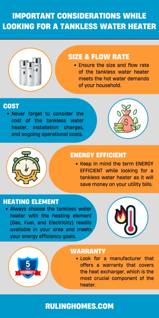 how does a tankless water heater work-infographic